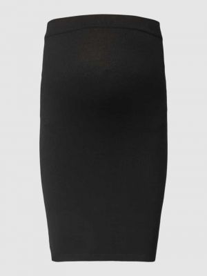 Mini spódniczka w jednolitym kolorze Mamalicious czarna