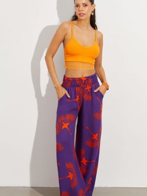 Voľné nohavice Cool & Sexy fialová