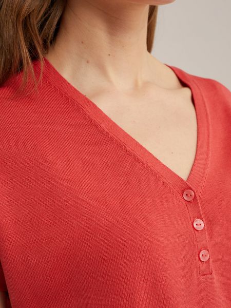 Pull We Fashion rouge