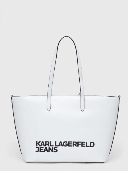 Сумка шопер Karl Lagerfeld Jeans біла