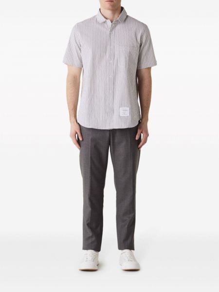 Medvilninė marškiniai Thom Browne pilka