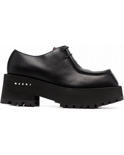 Zapatos oxford oversized Marni negro