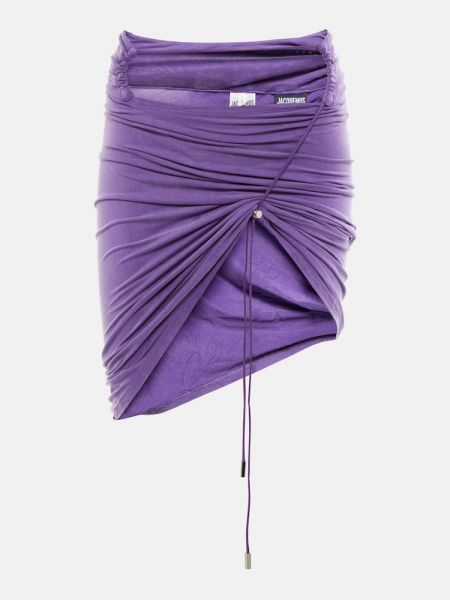 Mini falda Jacquemus violeta
