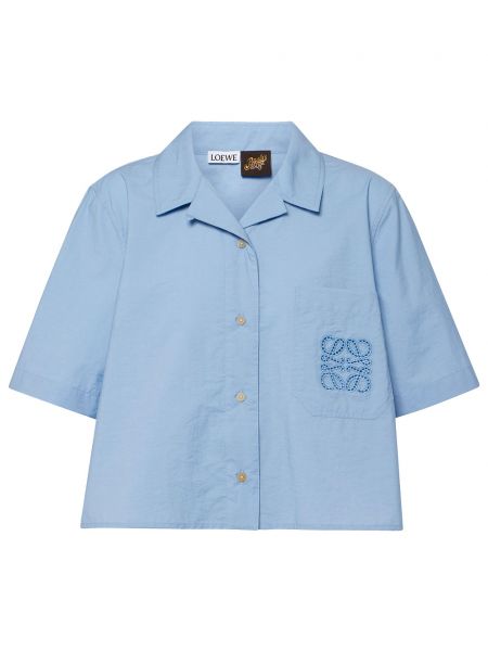 Camicia di cotone Loewe Paula's Ibiza blu