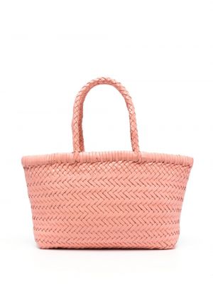 Shopper handtasche ohne absatz Dragon Diffusion pink