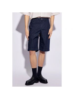 Pantalones cortos vaqueros Yves Salomon azul