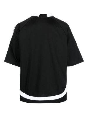 Oversize t-krekls ar apdruku ar v veida izgriezumu Adidas
