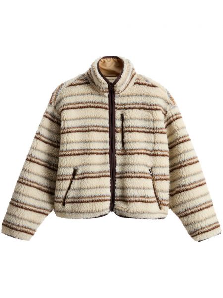 Jakke i fleece med print i jacquard stof Woolrich