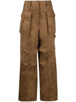 Pantalon cargo avec poches Lvir marron
