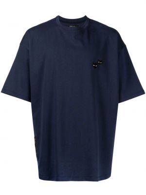 Bombažna majica Zzero By Songzio modra