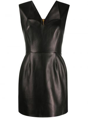 Mini vestido ajustado Versace negro