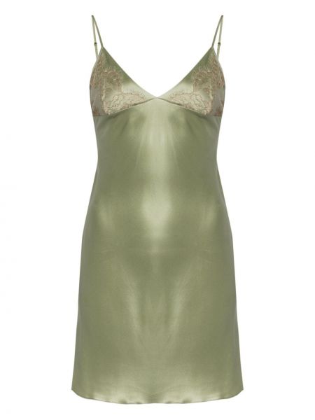 Hedvábné koktejlové šaty s perlami Gilda & Pearl
