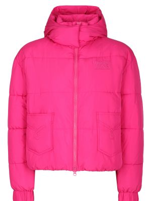 Джинсовая куртка Moschino Jeans розовая