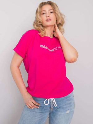 Bluzka Fashionhunters - Różowy