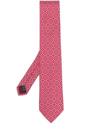 Seiden krawatte mit print Ferragamo