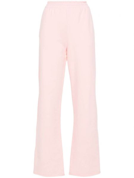 Pantaloni sport cu imagine Acne Studios roz