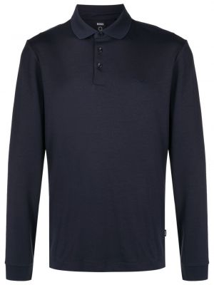 Poloshirt Boss blå