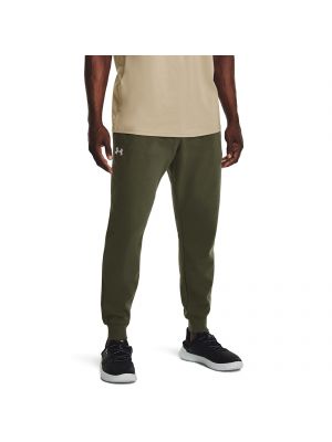 Fleecové sportovní kalhoty Under Armour zelené