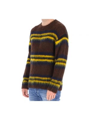 Suéter de lana de cuello redondo Kenzo marrón