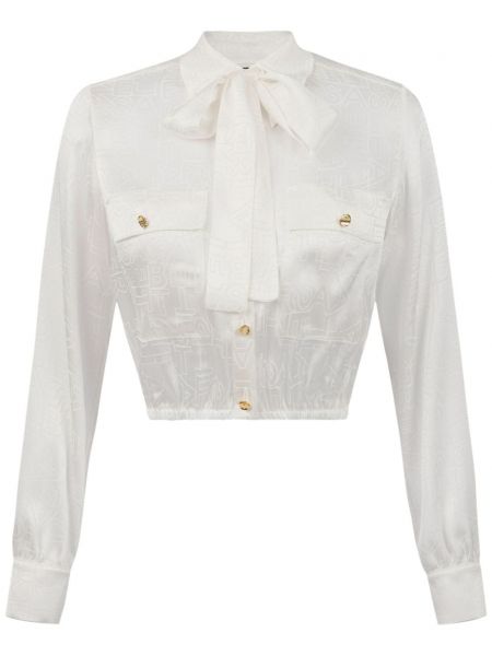 Jacquard krave bluse Elisabetta Franchi