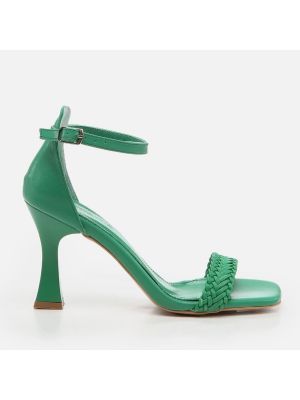 Kontsaga sandaalid Hotiç roheline