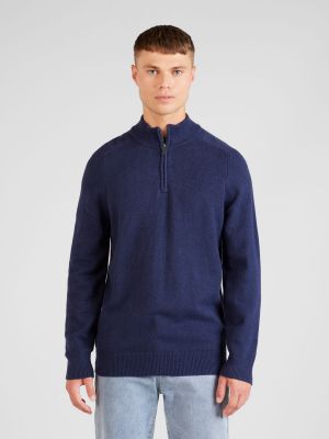 Adīti džemperis ar augstu apkakli Gap zils
