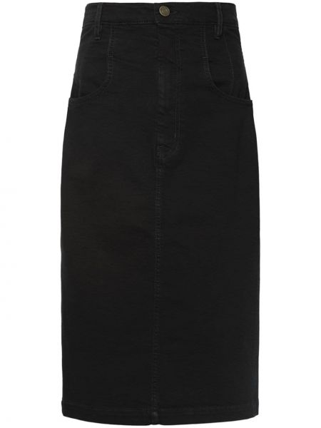Džínová sukně Frame Černé