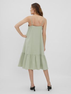 Midi haljina Vero Moda zelena