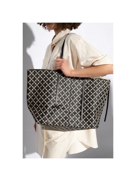 Shopper handtasche mit taschen By Malene Birger schwarz
