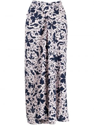 Svilena suknja s cvjetnim printom s printom Stella Mccartney