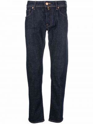 Tapered fit jeans Incotex blå