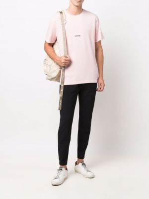 Camiseta con estampado Hydrogen rosa