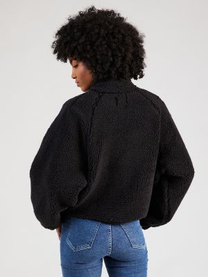 Giacca di pile Bdg Urban Outfitters nero