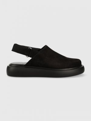 Sandale od brušene kože s platformom Vagabond Shoemakers crna