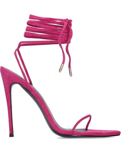 Mežģīņu sandales ar šņorēm Femme La