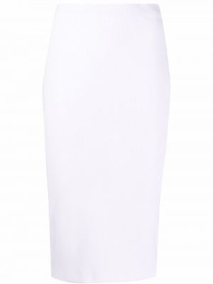 Bílé midi sukně Gauge81