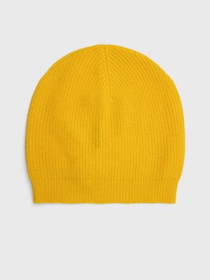 Вълнена шапка United Colors Of Benetton жълто