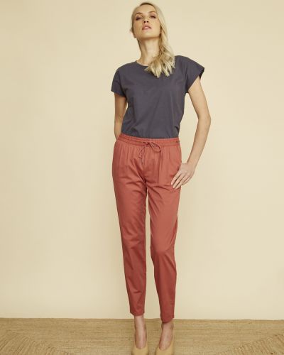 Rovné kalhoty Zoot Baseline červené