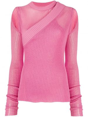 Jersey de tela jersey Rick Owens rosa
