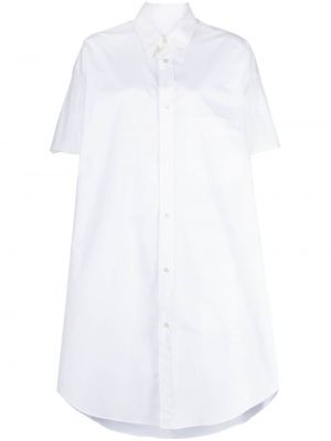 Памучна мини рокля Mm6 Maison Margiela бяло