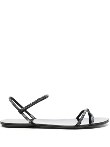 Křišťálové sandály Pedro Garcia černé
