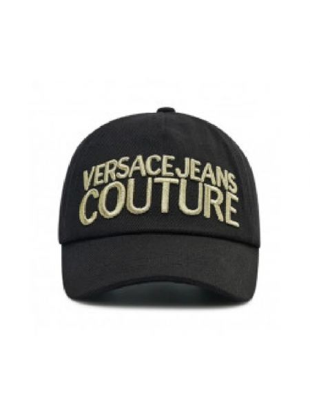 Czapka z daszkiem Versace Jeans Couture czarna
