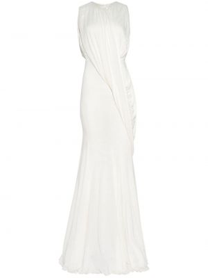 Sukienka wieczorowa drapowana Altuzarra biała