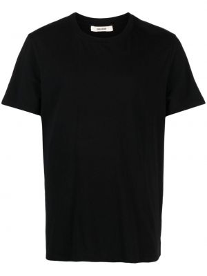 Raštuotas medvilninis marškinėliai Zadig&voltaire juoda