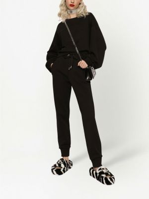 Siuvinėtas džemperis Dolce & Gabbana juoda