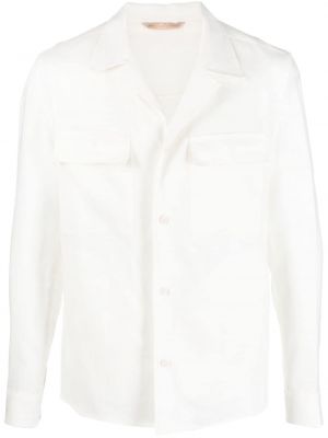 Lněná košile Briglia 1949 bílá