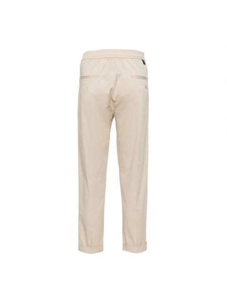 Pantalones de algodón Low Brand beige