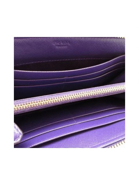 Cartera de cuero Prada Vintage violeta