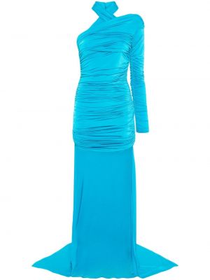 Sukienka mini asymetryczna Giuseppe Di Morabito niebieska
