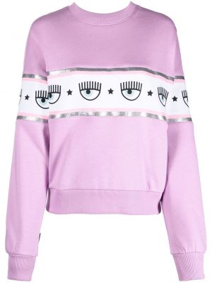 Rund hals sweatshirt Chiara Ferragni lilla